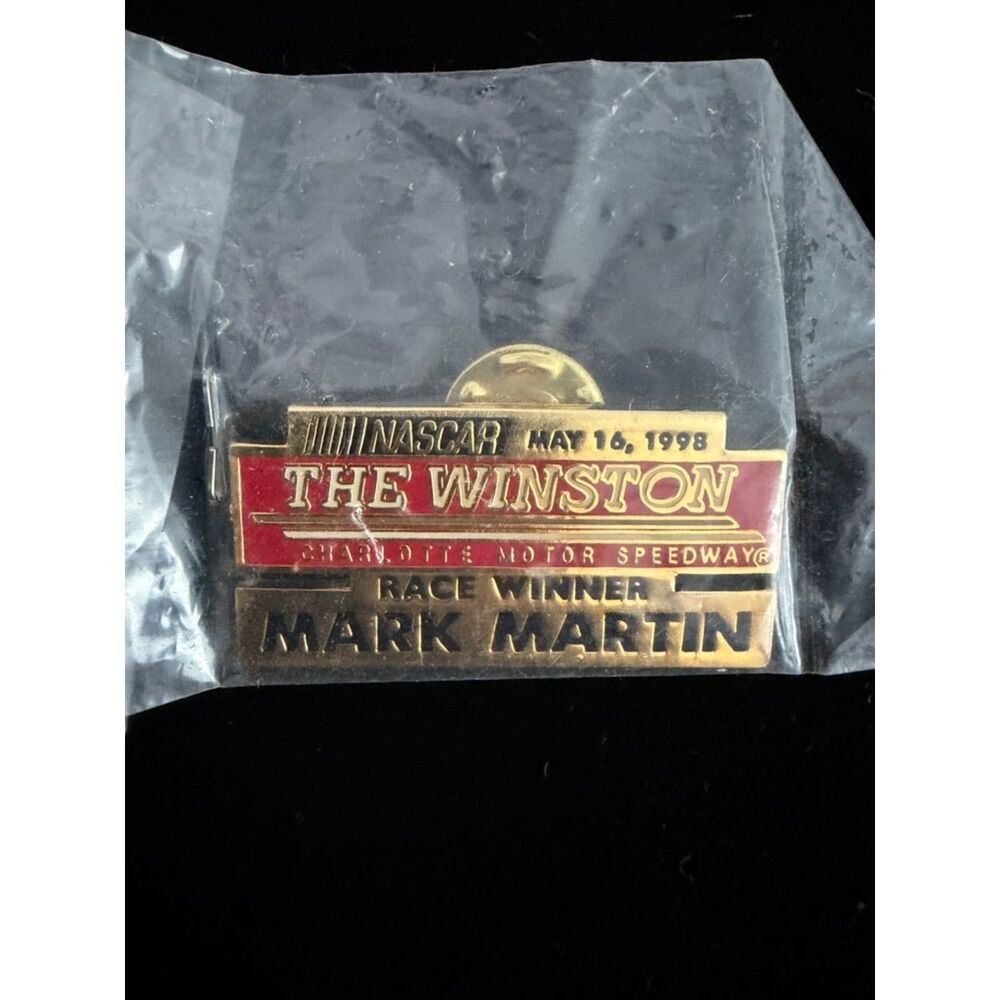 1998 NASCAR the Winston Charlotte Motor Speedway Mark Martin Race Winner Pin